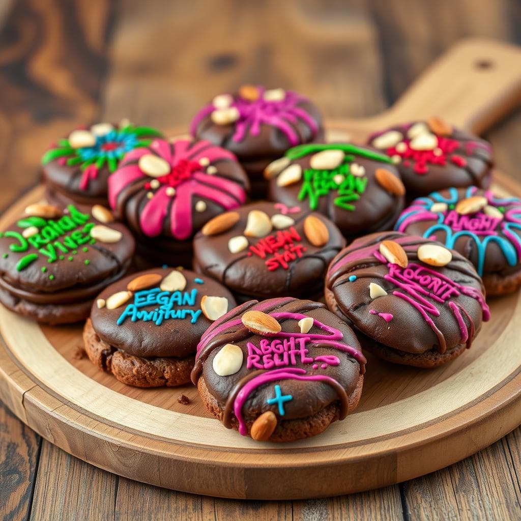 Galletas Rellenas de Chocolate y Almendras